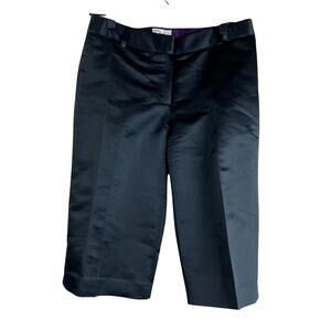 Milly‎ Women Short 4 Silky Trouser Preppy Classic Luxury Tuxedo Bermuda